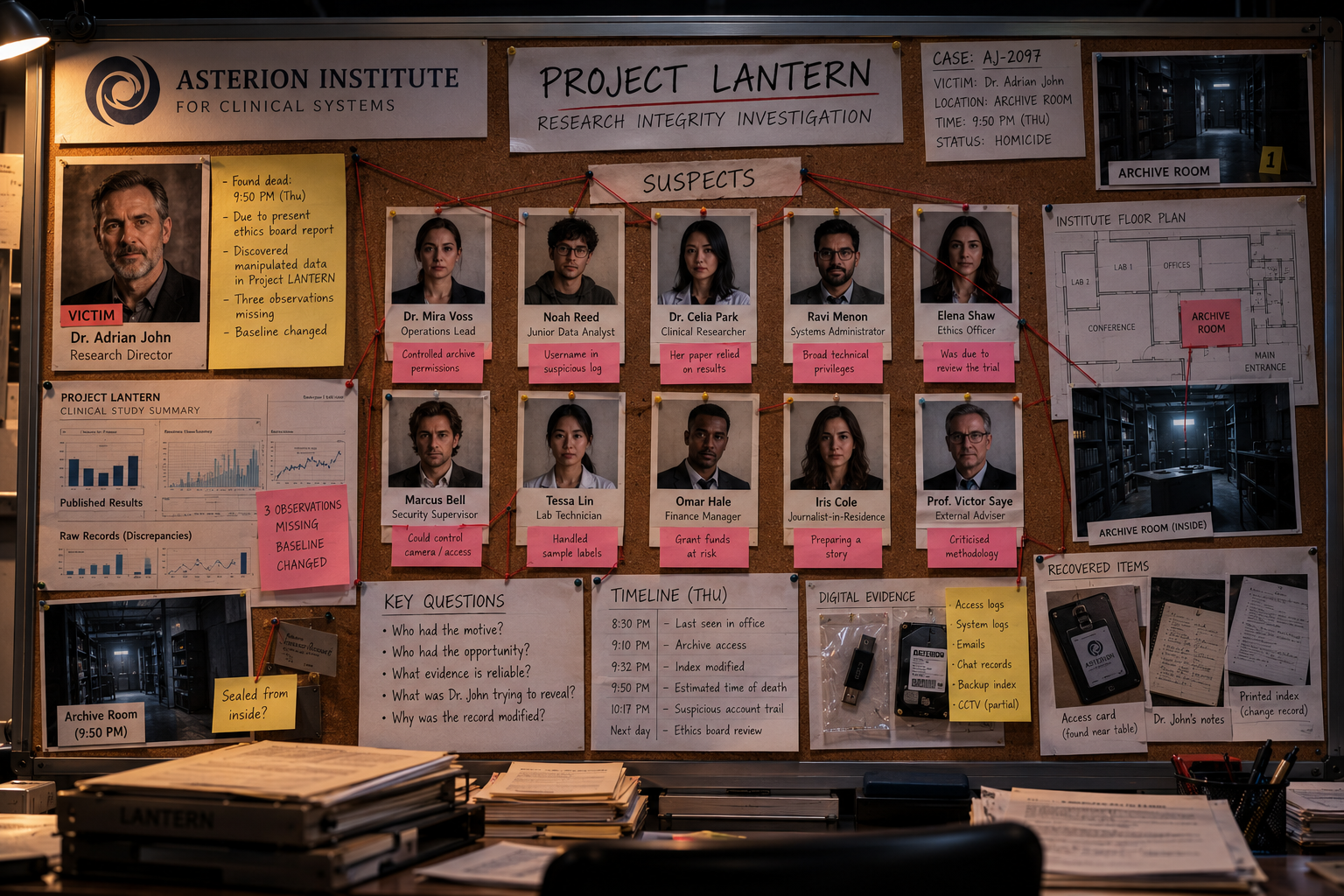 Suspects Board